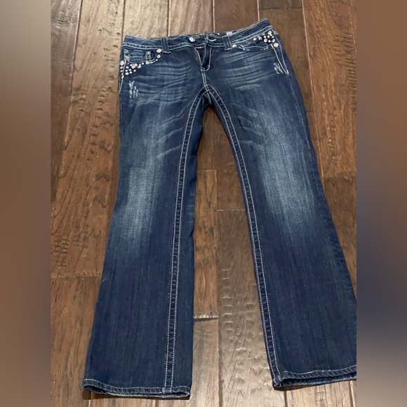 MissMe rhinestone jeans size 30 - Picture 1 of 3